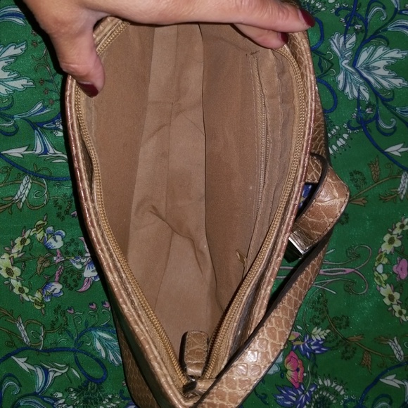 90s baguette tan bag - Picture 3 of 4